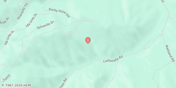 Map showing Midland Senior Box Program at Midland, Midland, SD