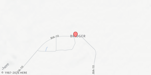 Map showing Immaculate Conception Catholic Church at G3WQ+9F, Milesville, SD