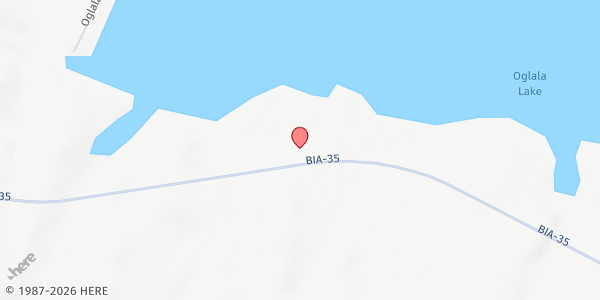 Map showing Conscious Alliance Food Sovereignty & Youth Empowerment Center at , Oglala, SD