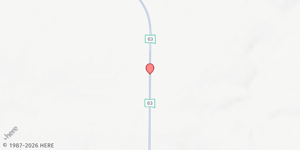 Map showing Lord's Warrior Lutheran Church - Parmelee Food Pantry at State Highway 63, Parmelee, SD