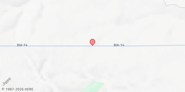 Map showing Running Strong Porcupine at 116 Gooseneck Rd., Porcupine, SD