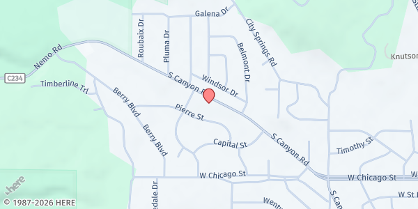 Map showing Lamb Chops Pantry at 4813 S Canyon Rd., Rapid City, SD