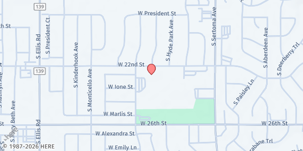 Map showing Discovery Elementary at 1506 S Discovery Ave., Sioux Falls, SD