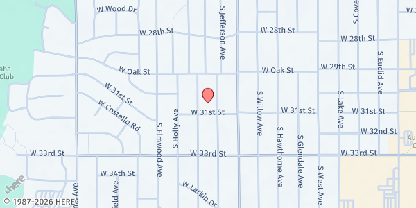 Map showing Laura Wilder Elementary at 2300 South Lyndale Ave., Sioux Falls, SD