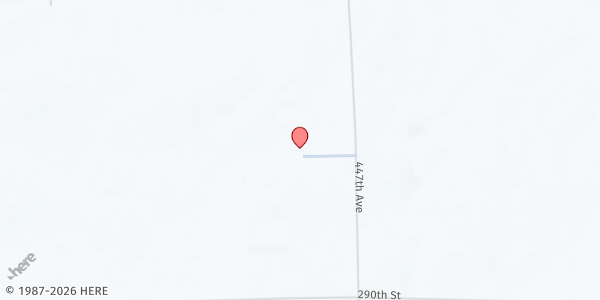 Map showing Cameron Colony at 28971 447th Ave, Viborg, SD