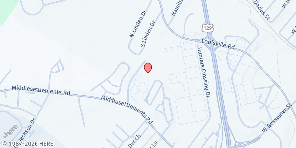 Map showing Second Harvest Food Bank of East Tennessee - Roane County at Second Harvest Food Bank of East Tennessee - Roane County, Alcoa, TN