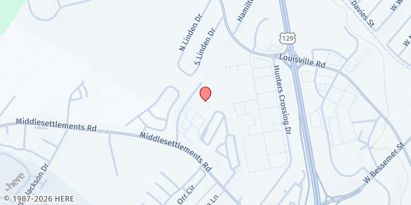 Map showing Second Harvest Food Bank of East Tennessee - Service Network at Second Harvest Food Bank of East Tennessee - Roane County, Alcoa, TN