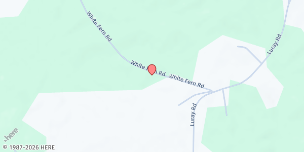 Map showing Nebo Methodist Church at 305 White Fern Rd., Beech Bluff, TN