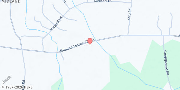 Map showing Journey Of Hope - Food Distribution Center at 3109 Midland Fosterville Rd, Bell Buckle, TN