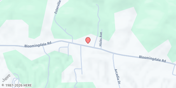 Map showing Arcadia UMC at 3954 Bloomingdale Rd, Bloomingdale, TN