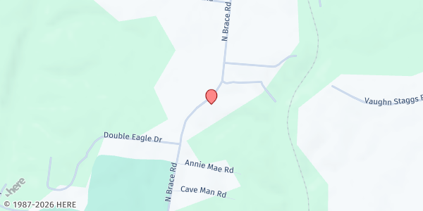 Map showing Covenant Food Pantry at 962 N. Brace Rd., Brace, TN