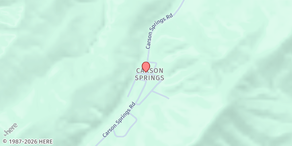 Map showing Carson Springs Food Pantry at , Carson Springs, TN