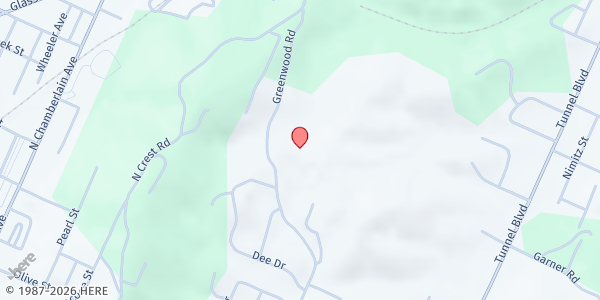 Map showing Good Shepherd Center at Good Shepherd Center, Chattanooga, TN