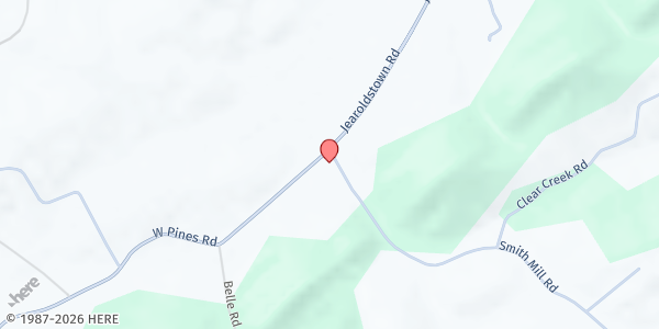 Map showing Northern Greene Co. Ministries at 1145 Smith Mill Rd, Chuckey, TN