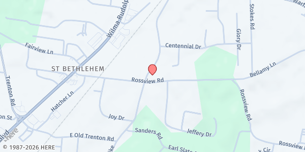 Map showing St. Bethlehem United Methodist Church at 2201 Old Russellville Pike, Clarksville, TN