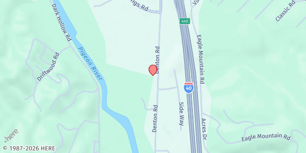 Map showing 1995 Hartford Road at 1995 Hartford Road, Cosby, TN
