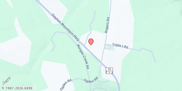 Map showing Ekklesia Bible Tabernacle at 4832 Dayton Mountain Hwy, Dayton, TN