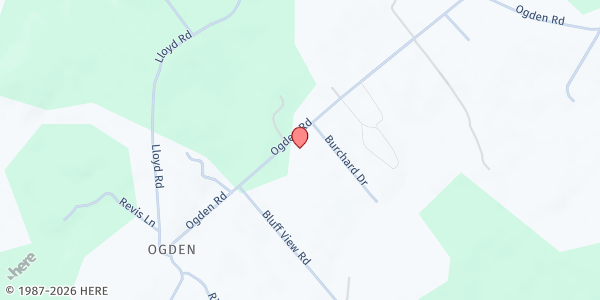 Map showing Ogden Road Seventh-Day Adventist Church at 3235 Ogden Rd, Dayton, TN