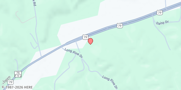 Map showing Potter's Hand Church at 1546 US-79, Dover, TN