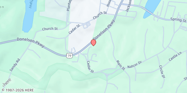 Map showing Stewart Co. Seniors - Dover at 111 General Rice St, Dover, TN