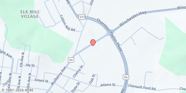 Map showing Slingshot Ministry at 933 Winchester Hwy, Fayetteville, TN