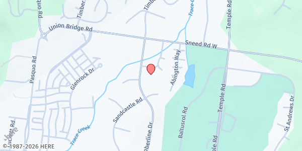 Map showing St. Vincent De Paul at St. Matthews at 535 Sneed Road, Franklin, TN