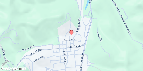 Map showing New Hope Baptist Church Care Center - Jackson Co. at 311 North Murray Street, Gainesboro, TN