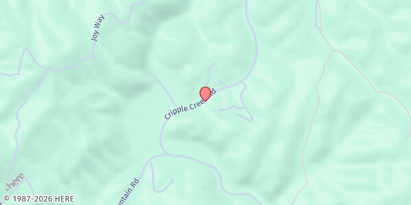 Map showing 4320 Big Creek Road at 4320 Big Creek Road, Hartford, TN