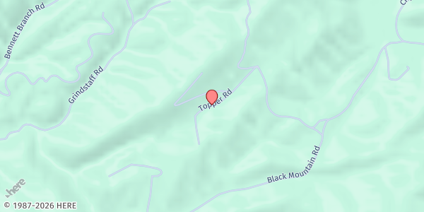 Map showing Cocke County Food Pantry at , Hartford, TN