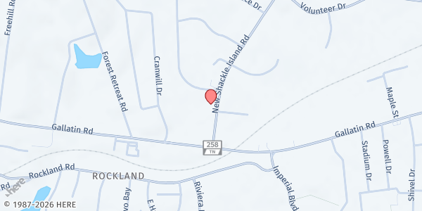 Map showing Vietnam Veterans of America - Hendersonville at 73 New Shackle Island Road, Hendersonville, TN