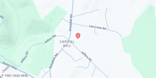 Map showing Pinnacle Resource Center at 1513 Jeffers Road, Huntsville, TN