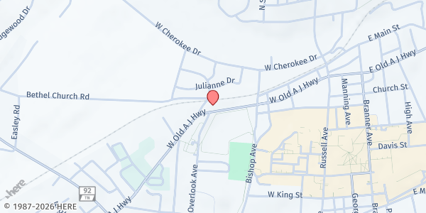 Map showing Appalachian Ministries at Appalachian Ministries, Jefferson City, TN