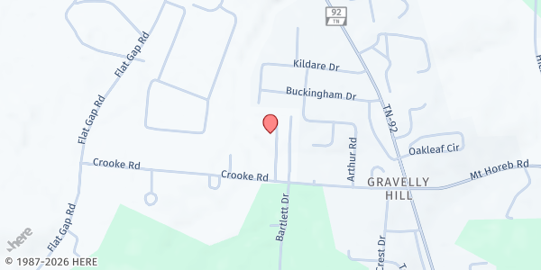 Map showing Samaritan House Family Ministries at 165 Jericho Way, Jefferson City, TN