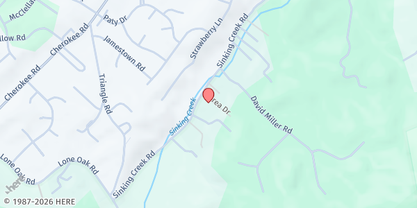 Map showing Food Assist (Berea FWB) at 2415 Sinking Creek Rd, Johnson City, TN