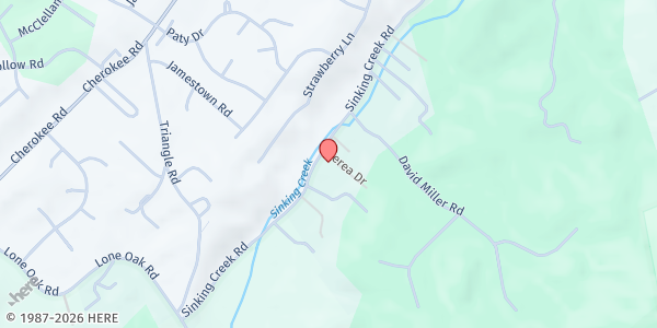 Map showing Food Assist (Berea FWB) at 2415 Sinking Creek Road, Johnson City, TN