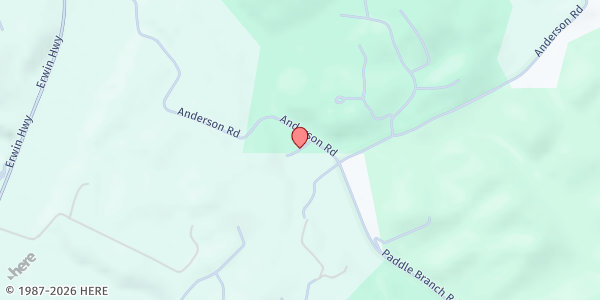 Map showing Manley Baptist at 6111 West Andrew Johnson Highway, Johnson City, TN