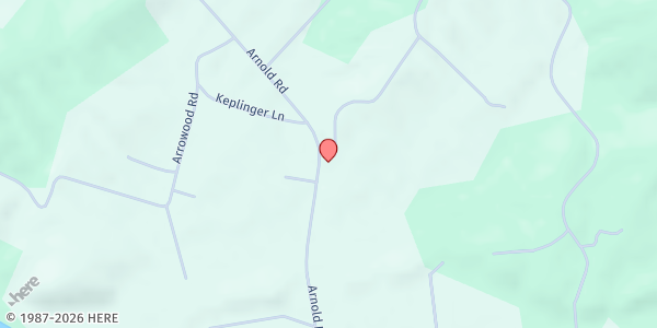 Map showing Cherry Grove Baptist Church at 104 Cherry Grove Rd, Jonesborough, TN
