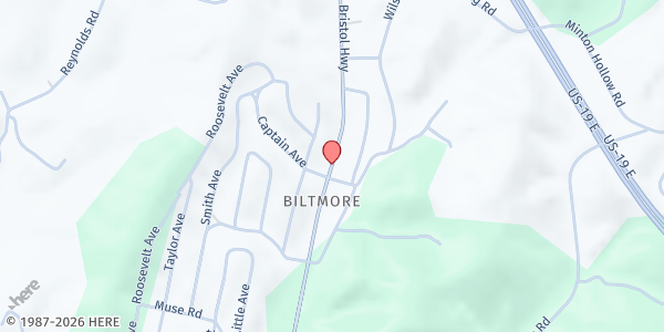 Map showing Youth Villages Bristol Highway at Youth Villages Bristol Highway, Jonesborough, TN