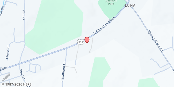 Map showing Lifesong Family Church at 1041 S. Ellington Pkwy, Lewisburg, TN