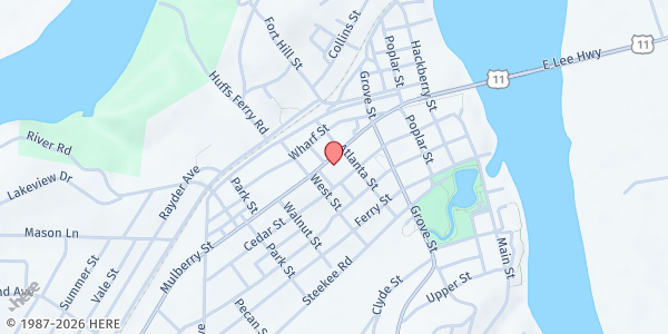 Map showing Good Samaritan of Loudon at 505 Mulberry Street, Loudon, TN