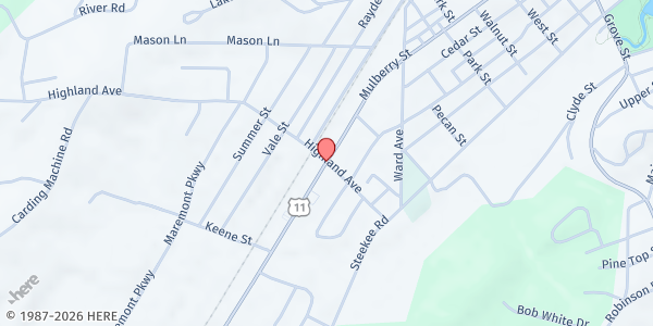 Map showing Loudon, TN Shut-in Food Pantry at , Loudon, TN