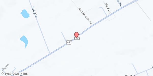 Map showing 5150 Highway 411 South at 5150 Highway 411 South, Maryville, TN