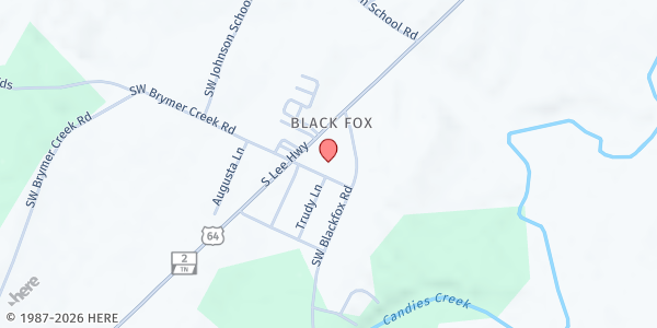 Map showing Journey Church at 3191 S Lee Hwy, McDonald, TN
