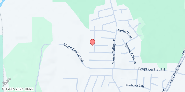 Map showing I Am My Sister's Keeper at 4547 Valley Stream Dr., Memphis, TN