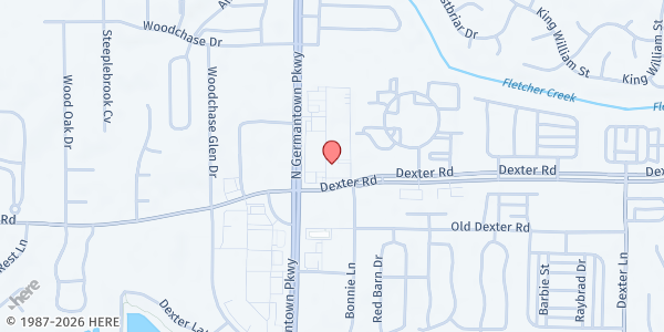 Map showing Life Church at 1790 N. Germantown Parkway, Memphis, TN