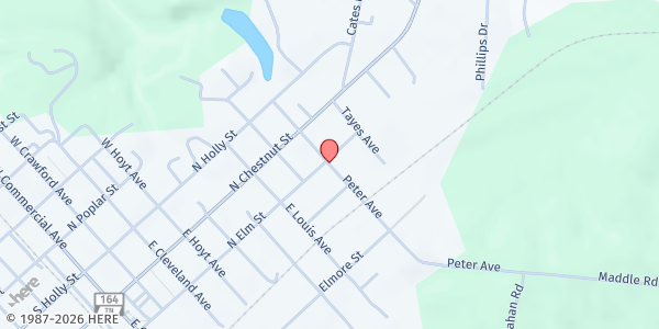 Map showing Monterey Mission Center at 315 E. Peters Ave., Monterey, TN