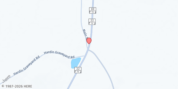 Map showing 234 North Main Street at 234 North Main Street, Morris Chapel, TN