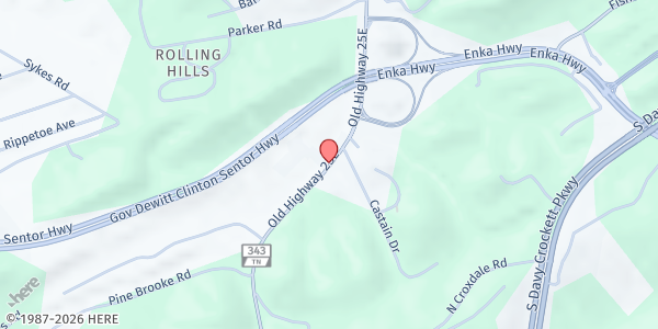 Map showing Morristown Hamblen Central Services at 2450 South Cumberland Street, Morristown, TN
