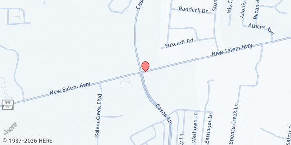 Map showing Fellowship United Methodist Church at 2511 Hwy 99, Murfreesboro, TN