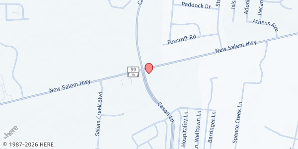 Map showing Fellowship United Methodist Church at 2511 Hwy 99, Murfreesboro, TN